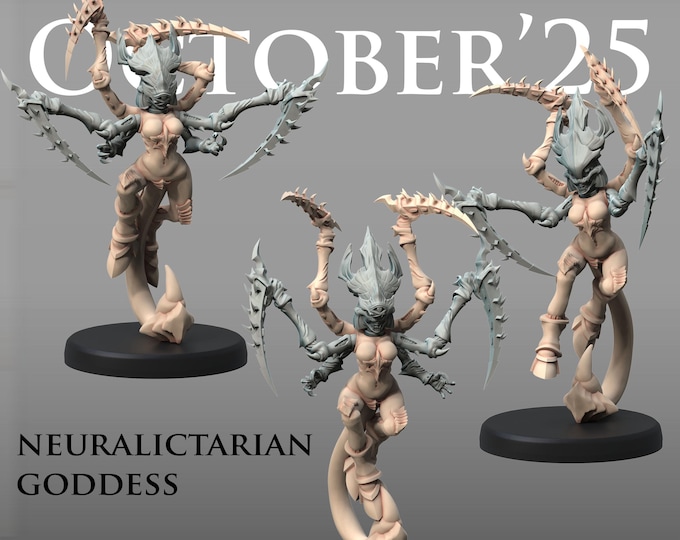 Neuralictarian - Printerra Studios - Sci-Fi Grimdark - Resin Miniature