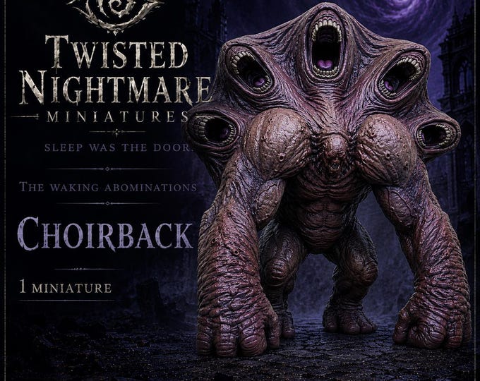Choirback - Twisted Nightmare Resin Horror Monster - HGM Exclusive