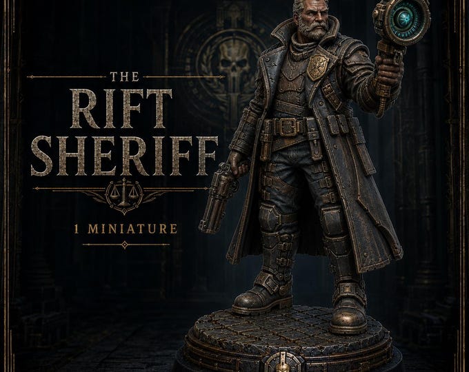 The Rift Sheriff | Legends of Judgement | HGM Exclusive Physical Resin Character