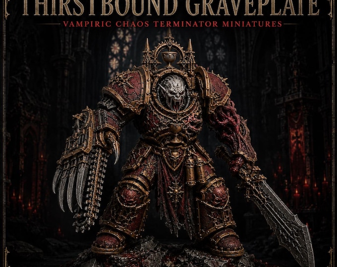 Thirstbound Graveplate | Pose 1-5 or 5/10/20 Heavy Melee Resin Miniatures | 40mm Bases | HGM Exclusive
