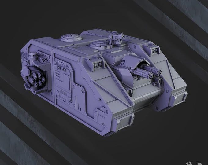 Space Knights ASV - Empire - Grimdark - DakkaDakka - Sci-Fi Grimdark Vehicle