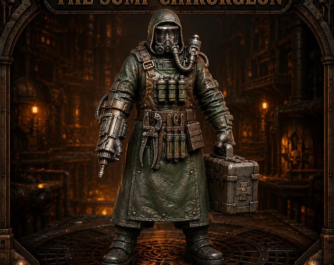 Sump Chirurgeon - 28mm or 32mm Sci-Fi Resin Miniature - HGM Exclusive