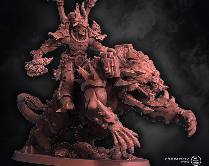 Chaos Wrath Gorelord Malachor Modular - New Release Jan 26 - 60mm base - Wildmesh - Tabletop Wargaming Grimdark Scifi Fantasy Grimdark