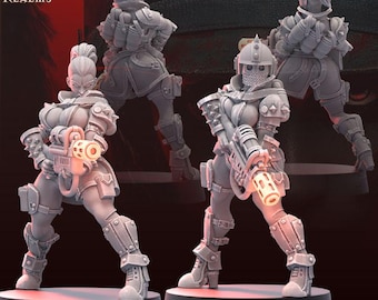 Traitor Pinups with Magma Guns - Across the Realms - Tabletop Wargaming for Grimdark | Alternative  | OPR Sci-Fi mini