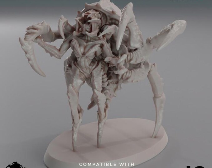 Infected Queen - Oshounaminis - Deep Hive - Sci-Fi - Resin Vehicle