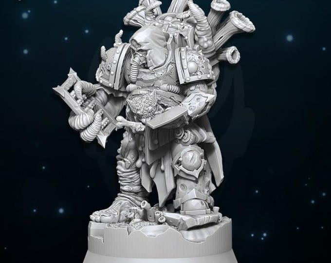 Chaos Plague Scribe - Chaos of Plague - Wildmesh - Tabletop Wargaming for Grimdark | Alternative  | OPR Sci-Fi mini