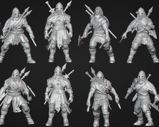 Viking Reavers - Frigid Miniatures - Tabletop Wargaming for Grimdark | Alternative  | OPR Sci-Fi mini