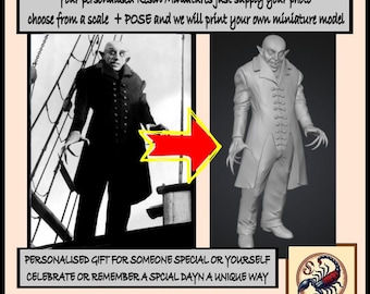 Personalised Tabletop Miniatures from a 2D Photo to a 3D Miniature  - Exclusive Highland Gaming Minis - Tabletop Wargaming for Grimdark