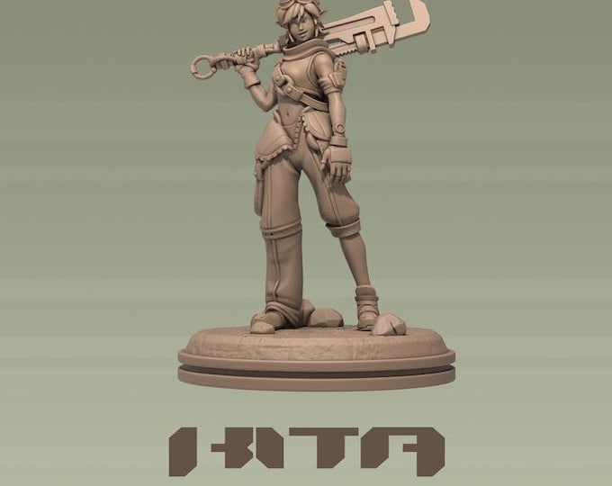 Kita Fantasy Miniature for Sci-Fi Wargames & TTRPG DnD Fantasy Tabletop Wargaming | Dungeons and Maidens mini