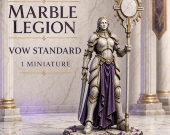 Marble Legion Vow Standard | 1 Resin Miniatures | HGM Exclusive