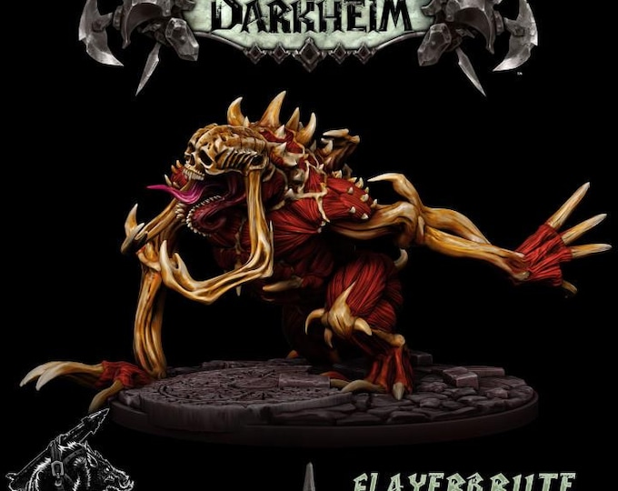 Flayer Brute - Rocket Pig Games - Tabletop Wargaming for Grimdark | OPR Sci-Fi & Fantasy Resin Mini