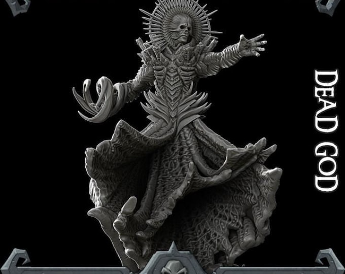 Dead God - Fantasy Miniature  - Rocket Pig Games - Tabletop Wargaming for Grimdark | OPR Sci-Fi & Fantasy Resin Mini