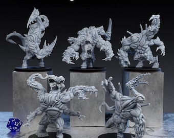 Void Horror Brutes - WildMesh - Sci-Fi Grimdark Squad Miniatures