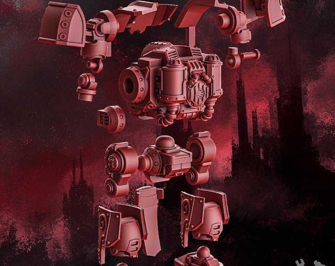 Crimson Wings Heavy Walker - Grimdark - DakkaDakka - Sci-Fi Grimdark Vehicle