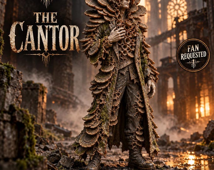 The Cantor | 32-120mm Fungal Horror Resin Miniature | Hollow Bloom HGM Exclusive