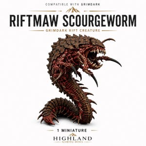 Worm Terror 2.0 - 60-120mm Alien Worm Resin Monster - HGM Exclusive