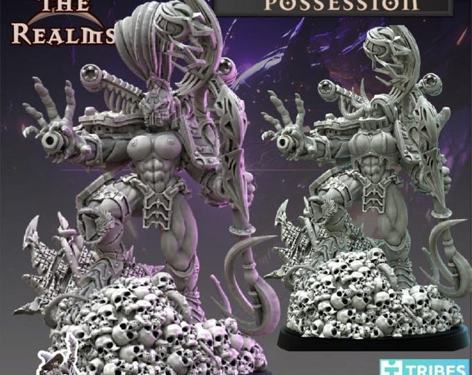 Chaos Mistress of Possession Lord - Across the Realms - Tabletop Wargaming for Grimdark | Alternative  | OPR Sci-Fi mini