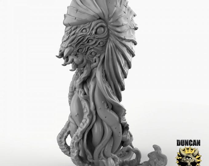 Lovecraftian Terror Miniature - Duncan Shadow - Sci-Fi - Resin Vehicle