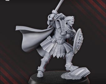Artemis the Pontifess | DakkaDakka Resin Sci-Fi Priestess Miniature | 30mm Tall