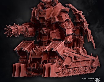Chaos of Wrath - Blood Siege Colossus multipart - WildMesh - Chaos - Sci-Fi Grimdark Character Miniature