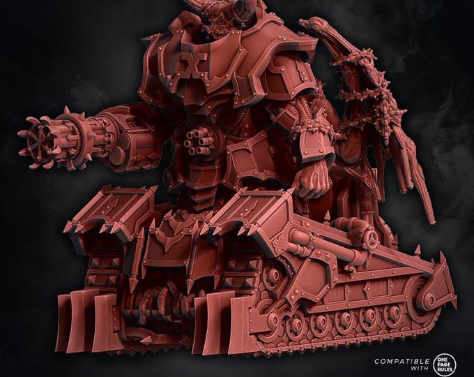 Chaos of Wrath - Blood Siege Colossus multipart - WildMesh - Chaos - Sci-Fi Grimdark Character Miniature