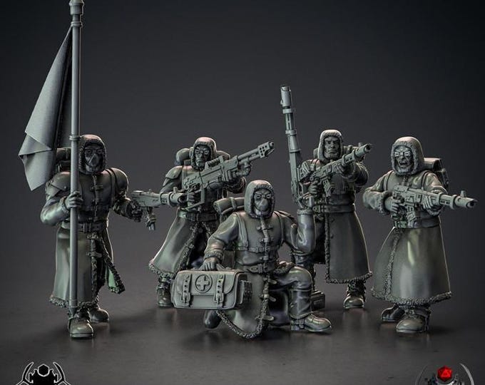 Ice Wind Guard - Eight Leg Miniatures - Tabletop Wargaming for Grimdark | Alternative  | OPR Sci-Fi mini