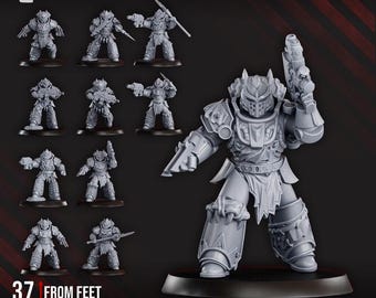 Space Sharks White Megalodon Clan Warriors - DakkaDakka - Tabletop Wargaming for Grimdark | Alternative | OPR Sci-Fi mini