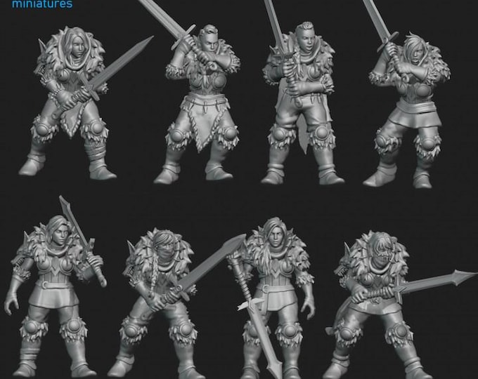 Sisters of the Wolf - Frigid Miniatures - Tabletop Wargaming for Grimdark | Alternative  | OPR Sci-Fi mini