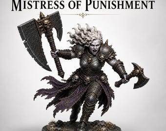 Chaos Mistress of Punishment - Marble Legion Legion Wars Highland Gaming Minis Exclusive Multi-Verse Grimdark