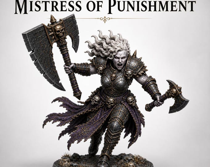 Chaos Mistress of Punishment - Marble Legion Legion Wars Highland Gaming Minis Exclusive Multi-Verse Grimdark
