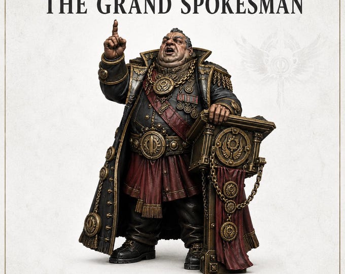 Corrupt Ascendancy The Grand Spokesman - HGM Exclusive Resin NPC Miniature