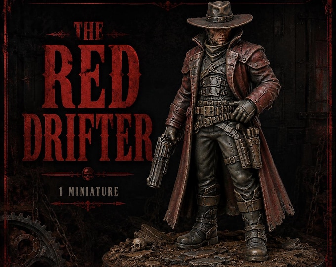 The Red Drifter | Legends of Outlaws | HGM Exclusive Physical Resin Character