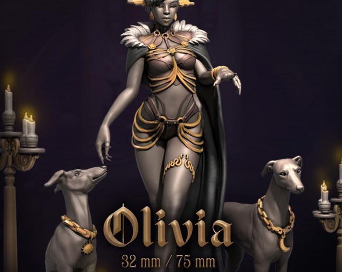 Olivia – Dungeons and Maidens Fantasy Character Miniature