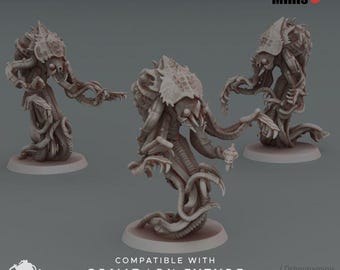 Poisonous JellyFish Miniatures 2.0 (1 - Oshounaminis - Sci-Fi - Resin Vehicle