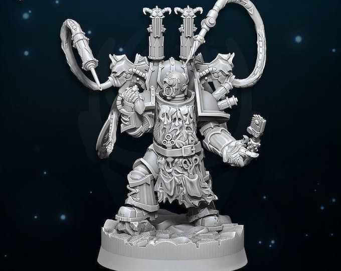 Fabulous Surgeon - WildMesh - Chaos of Plague - Sci-Fi Grimdark Character Miniature