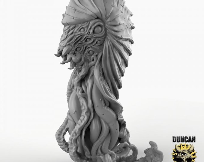 Lovecraftian Terror Miniature | Duncan Shadow | Grimdark | Fantasy | PathFinder | Mini | Tabletop Wargaming | Dungeons & Dragons | RPG