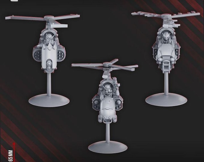 Space Orks Gorgworks Copters - Grimdark - DakkaDakka - Fantasy Resin Miniature