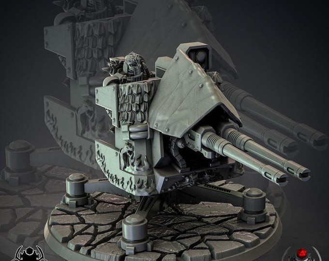 FlameLizard Turret - Sci-Fi Wargames & TTRPG | Eight Legs Miniatures mini