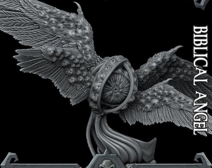 Chaos Demon Biblical Angel - Rocket Pig Games - Fantasy Resin Miniature
