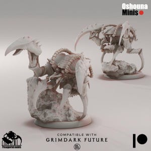Assassin Shrimps (1-2) Deep Hive - Oshounaminis Tabletop wargaming miniature for Grimdark | OPR | Sci-fi | Alien Bug Proxy