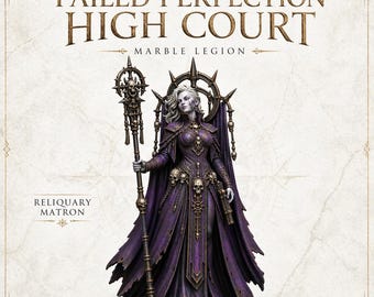 Chaos Of Excess Cult Failed Perfection High Court - Marble Legion - Highland Gaming Minis Exclusive Compatible with Legion Wars OPR Grimdark