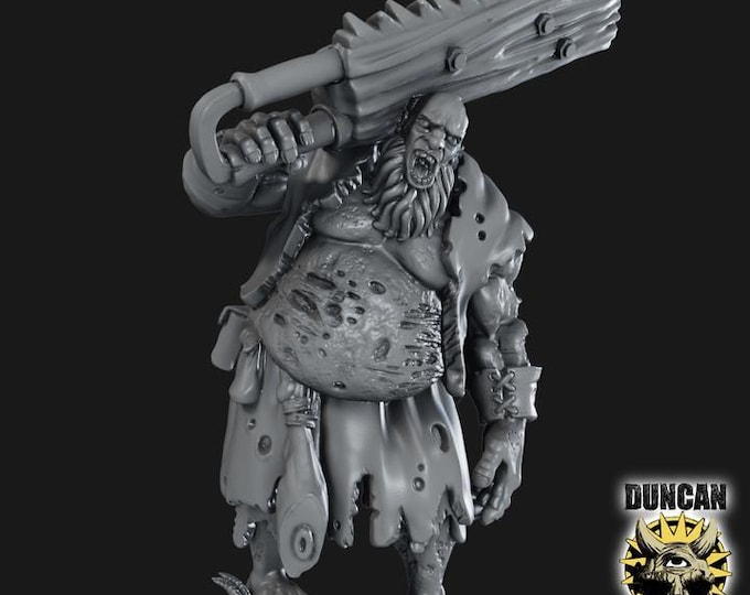 The Miller Zombie Brute | Duncan Shadow | April 25 release PathFinder | Tabletop Wargaming | Dungeons and Dragons | Resin | Fantasy | RPG
