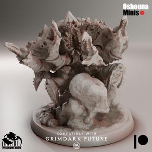 Oldscar Crab 1.0  - Deep Hive - Oshounaminis - Tabletop wargaming miniature for Grimdark | OPR | Sci-fi | Alien Bug Proxy | Printed mini