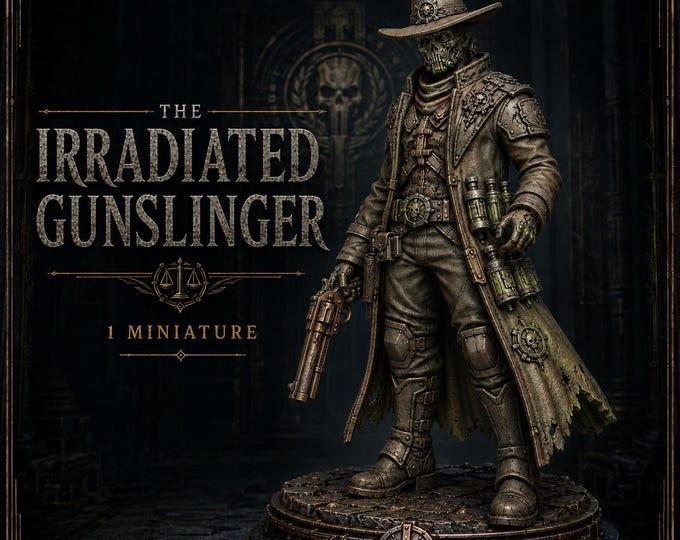 The Irradiated Gunslinger | Legends of Judgement | HGM Exclusive Physical Resin Character