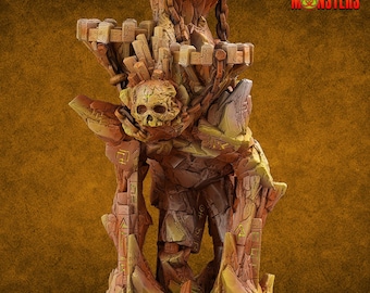 Desert Golem Print your Monster - Print Your Monsters - Fantasy D&D Pathfinder - Monster Miniature