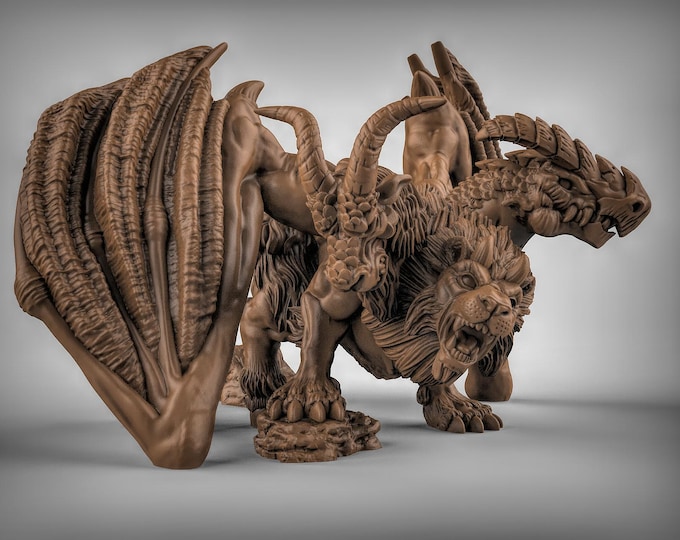 Chimera  | Duncan Shadow | PathFinder | Mini | Tabletop Wargaming | Dungeons and Dragons | Resin | Fantasy | RPG