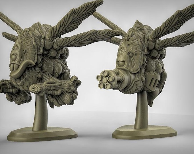 Chaos Plague Drones - Duncan Shadow - Tabletop Wargaming for Grimdark | OPR Sci-Fi & Fantasy Resin Mini