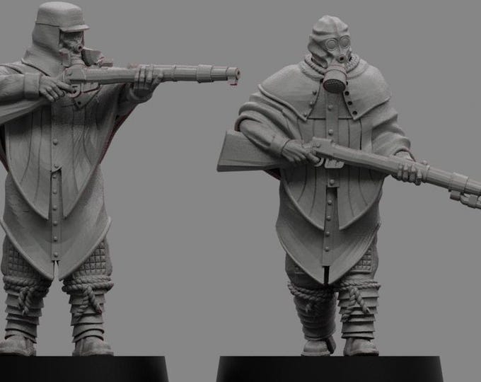 Koszaryn Conscripts Trench Warfare - Sedivalle - Tabletop Wargaming for Grimdark | OPR | Sci-fi