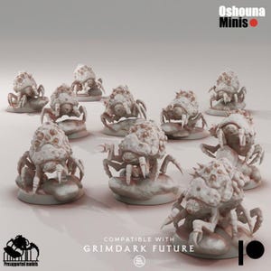 Spike Shooter Bugs (5 - Oshounaminis - Deep Hive - Sci-Fi - Resin Vehicle