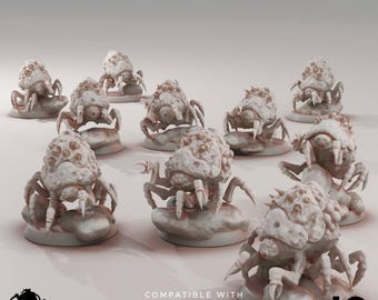 Spike Shooter Bugs (5 - Oshounaminis - Deep Hive - Sci-Fi - Resin Vehicle